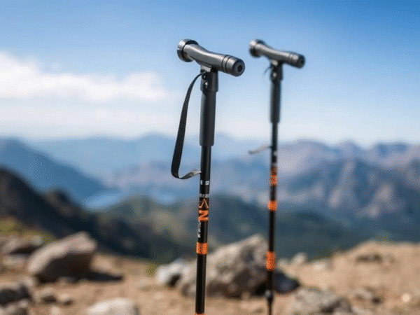 Trekking Poles with Shock Absorbers